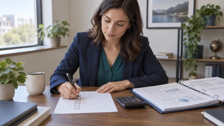 Analytička kontroluje smluvní seznam podmínek dluhopisu a finanční podklady.