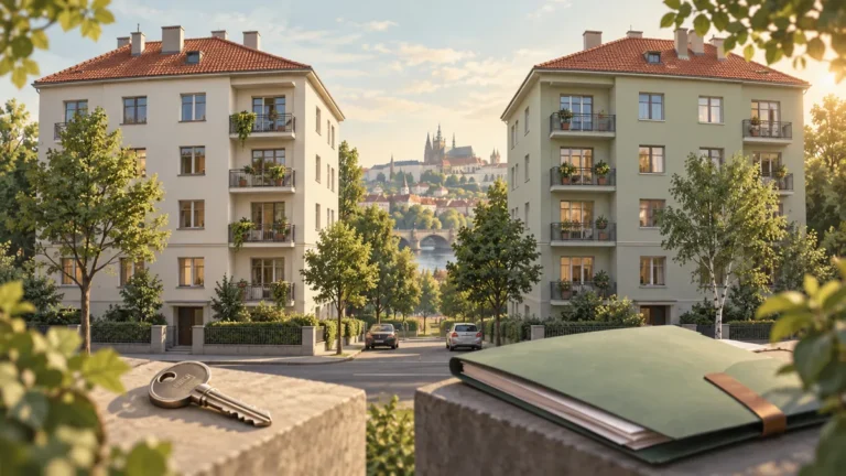 Dvě srovnatelné bytové budovy představují nájemní a vlastnickou variantu bydlení